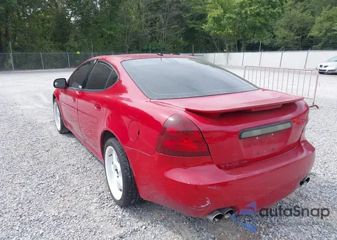 2006 Pontiac Grand Prix Gxp z USA, uszkodzony, nr VIN 2G2WC58C761272785